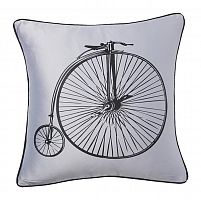 подушка с ретро-велосипедом retro bicycle grey в Старом Осколе