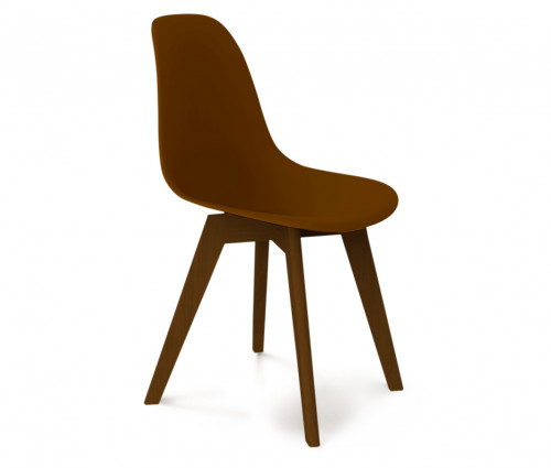 стул dsw коричневый s39 (eames style) в Старом Осколе