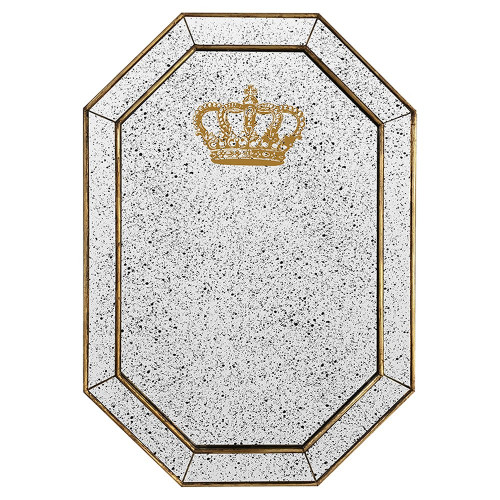 зеркало состаренное восьмиугольное с короной crown в Старом Осколе