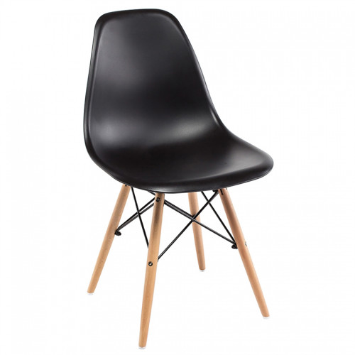 стул деревянный eames pc-015 black в Старом Осколе