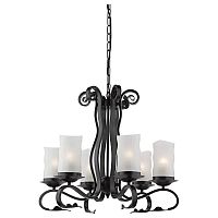 подвесная люстра arte lamp scroll a7915lm-6bk в Старом Осколе