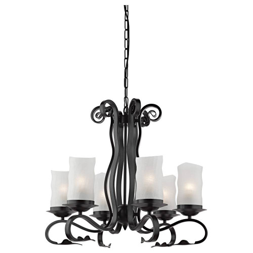 подвесная люстра arte lamp scroll a7915lm-6bk в Старом Осколе