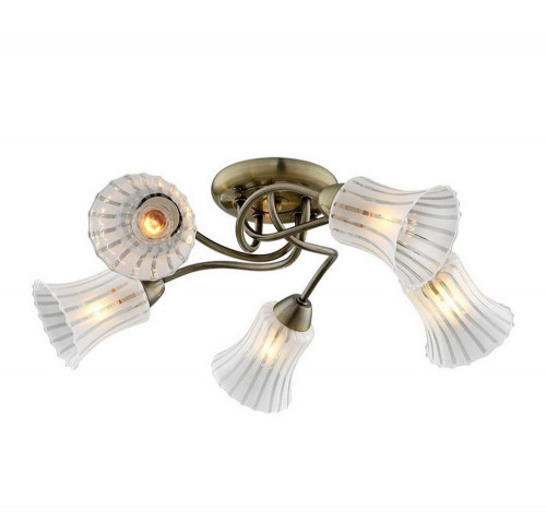 потолочная люстра idlamp nanzen 245/5pf-oldbronze в Старом Осколе