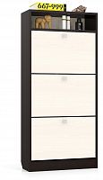 тумба для обуви мд-3, цвет венге/дуб в Старом Осколе