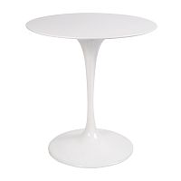 стол eero saarinen style tulip table top mdf d70 глянцевый белый в Старом Осколе