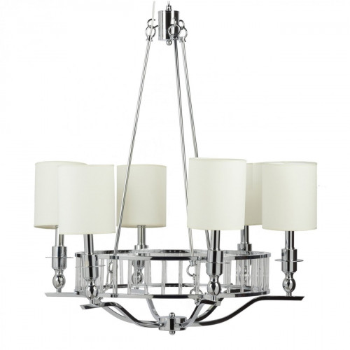 люстра easton light chandelier хром, бежевая в Старом Осколе
