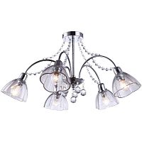 потолочная люстра arte lamp silenzio a9559pl-5cc хром в Старом Осколе