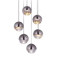 подвесной светильник globo 6u nickel от delight collection в Старом Осколе