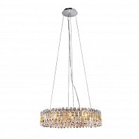 подвесная люстра crystal lux lirica sp10 d610 chrome в Старом Осколе