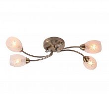 потолочная люстра idlamp carmina 201/4pf-oldbronze в Старом Осколе