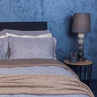 комплект постельного белья decoflux сатин 1.5 спальный versaille grey в Старом Осколе