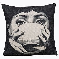 арт-подушка tea time fornasetti в Старом Осколе