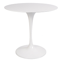 стол eero saarinen style tulip table top mdf d80 глянцевый белый в Старом Осколе