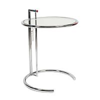 стол журнальный eileen gray style cocktail table e-1027 прозрачный в Старом Осколе