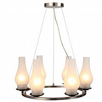 подвесная люстра arte lamp lombardy a6801sp-6br белая в Старом Осколе