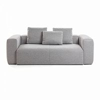диван blok sofa 2 светло-серый от la forma (ex julia grup) в Старом Осколе