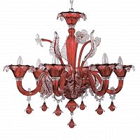 подвесная люстра ideal lux ca vendramin sp6 rosso в Старом Осколе