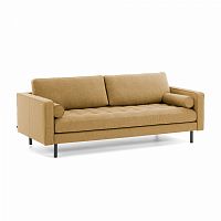 диван bogart трехместный горчица от la forma (ex julia grup) в Старом Осколе