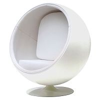 кресло eero ball chair белое в Старом Осколе