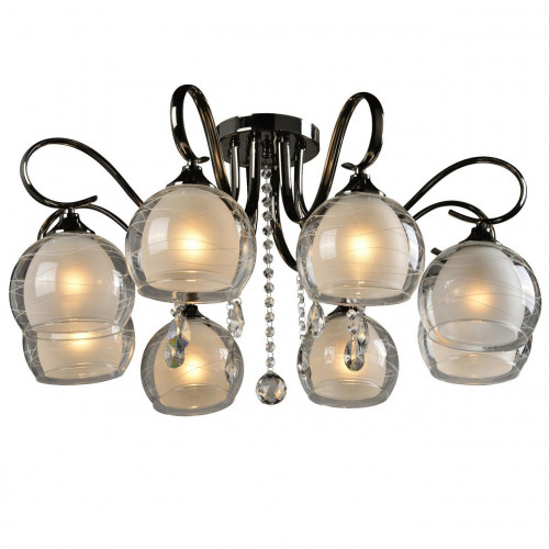 потолочная люстра idlamp merinella 877/8pf-darkchrome в Старом Осколе