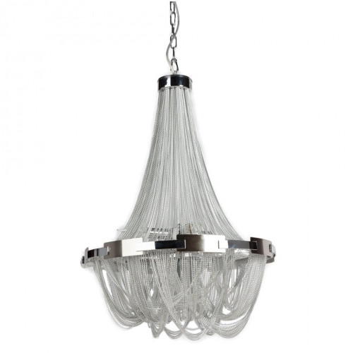 люстра firenzo серебро, прозрачная в Старом Осколе