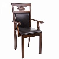 стул деревянный кресло luiza dirty oak / dark brown в Старом Осколе