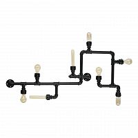 потолочная люстра ideal lux plumber pl8 nero в Старом Осколе