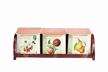 набор емкостей для хранения на подставке fruits в Старом Осколе