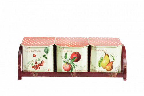 набор емкостей для хранения на подставке fruits в Старом Осколе